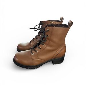 Cole Haan Women’s Camea Waterproof Round Toe Combat Boots Size 7.5